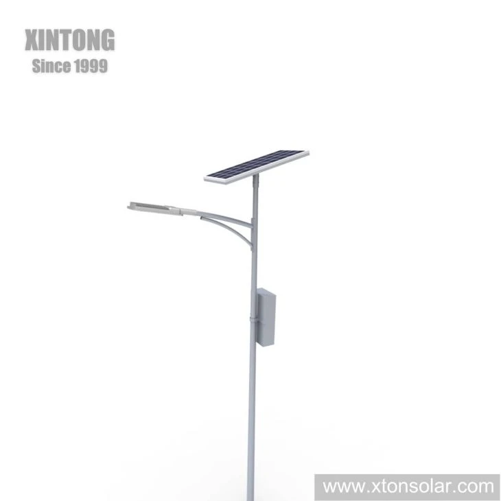 AC 100W Intelligent Solar LED Street Lighting With Lithium Battery