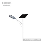 50W بیرونی شمسی توانائی سے ایل ای ڈی اسٹریٹ لائٹنگ آسان تنصیب