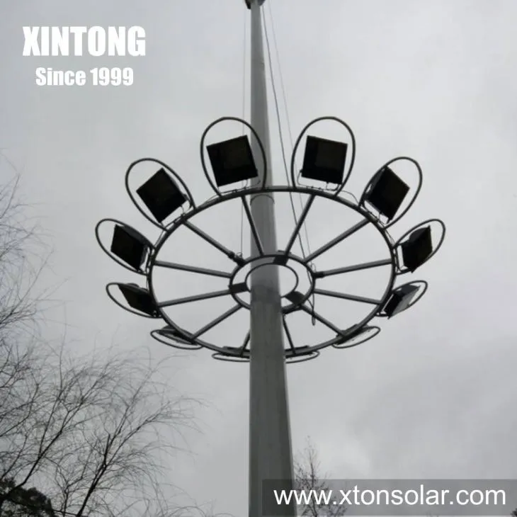 Galvanized High Mast Pole Factory Galvanized High Mast Pole Factory