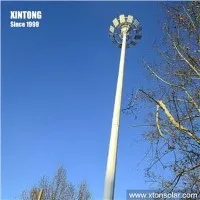 40m ہائی ماسٹ لائٹنگ جستی آکٹنگونل پول برائے فروخت